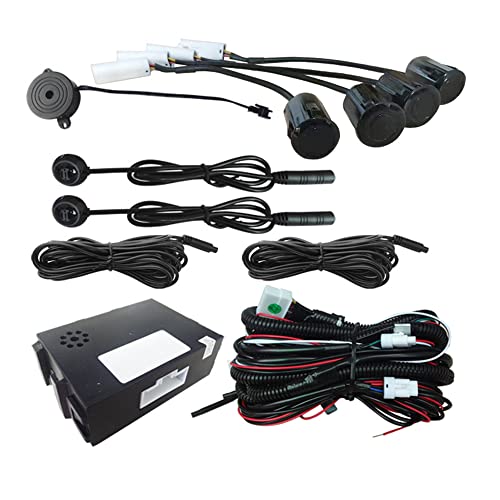 TOTMOX Blind Spot Car Mirror Sensor System Car Blind Area Detection System Lane Change Reminding for Safe Driving w/ 4 Sensors Black (RA02509AHXYNP) - Image 1