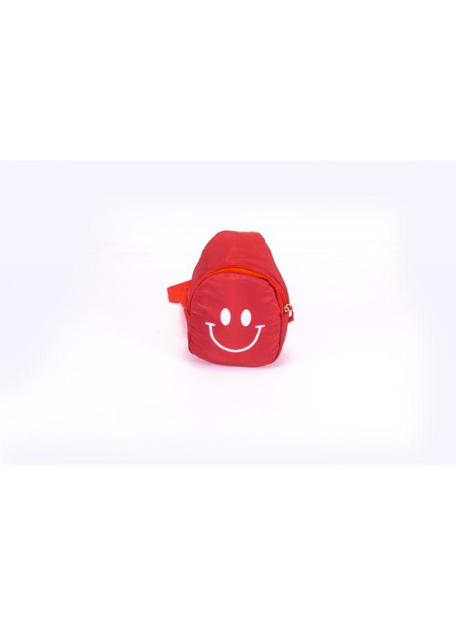 Generic Red Smily Water Proof Shoulder Bag for Girls  - Image 1