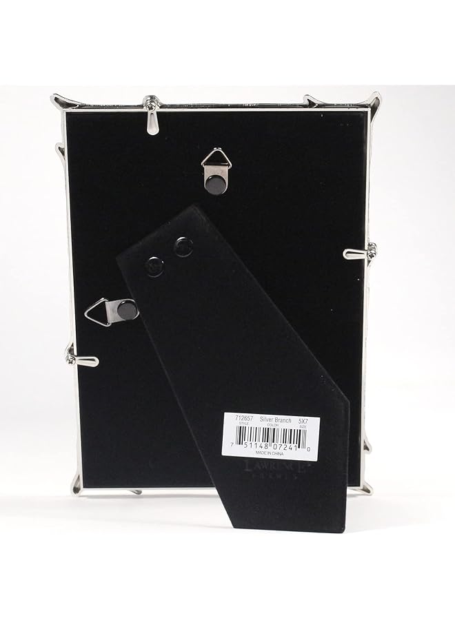 erorex 712657 5X7 Silver Metal Natural Branch Design Picture Frame - Image 2