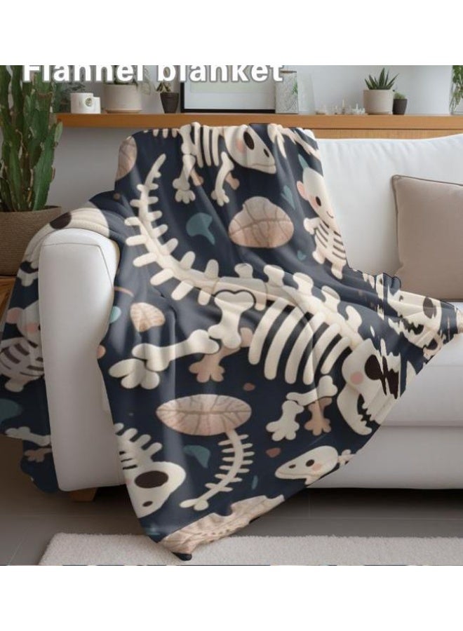 general Flannel thin blanket (warm and comfortable, suitable for sleep, gaming, dust removal and sandproof) 150cm*200cm - 77 - Image 4