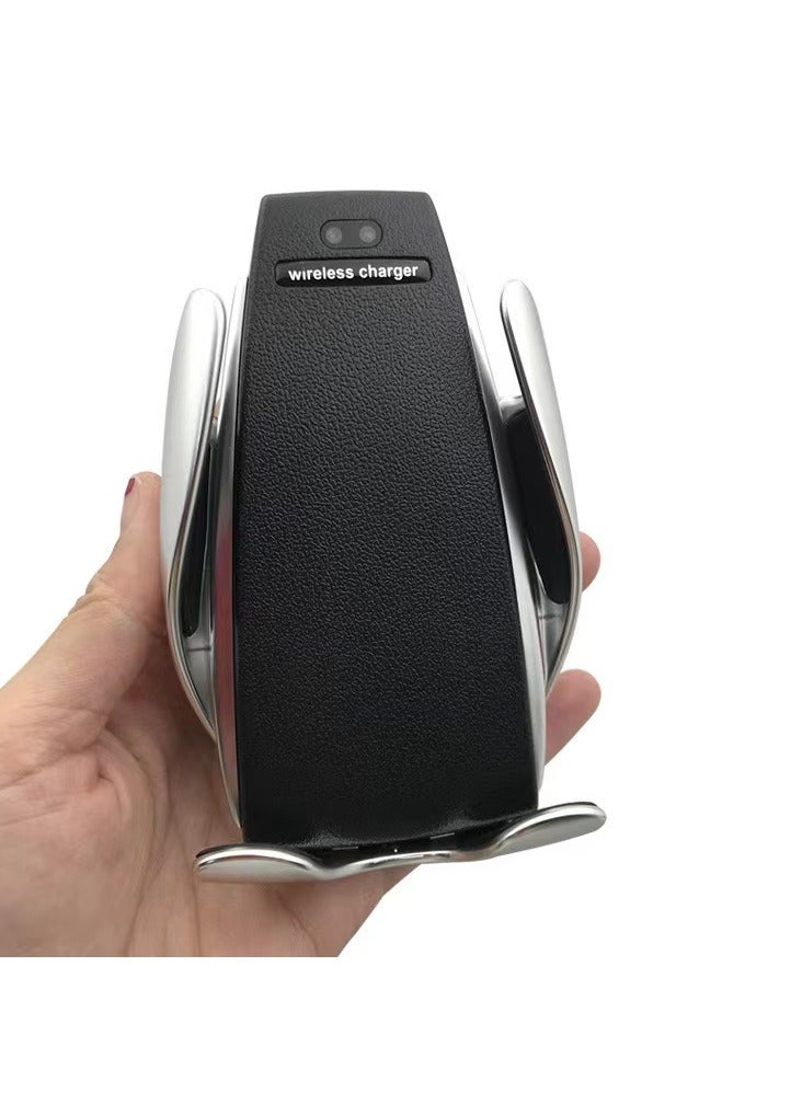 جلوسكي شاحن السيارة اللاسلكية ، التشديد التلقائي للسيارة جبل 10W الشحن السريع الهواء تهوية السيارة الهاتف جبل متوافق - Image 1