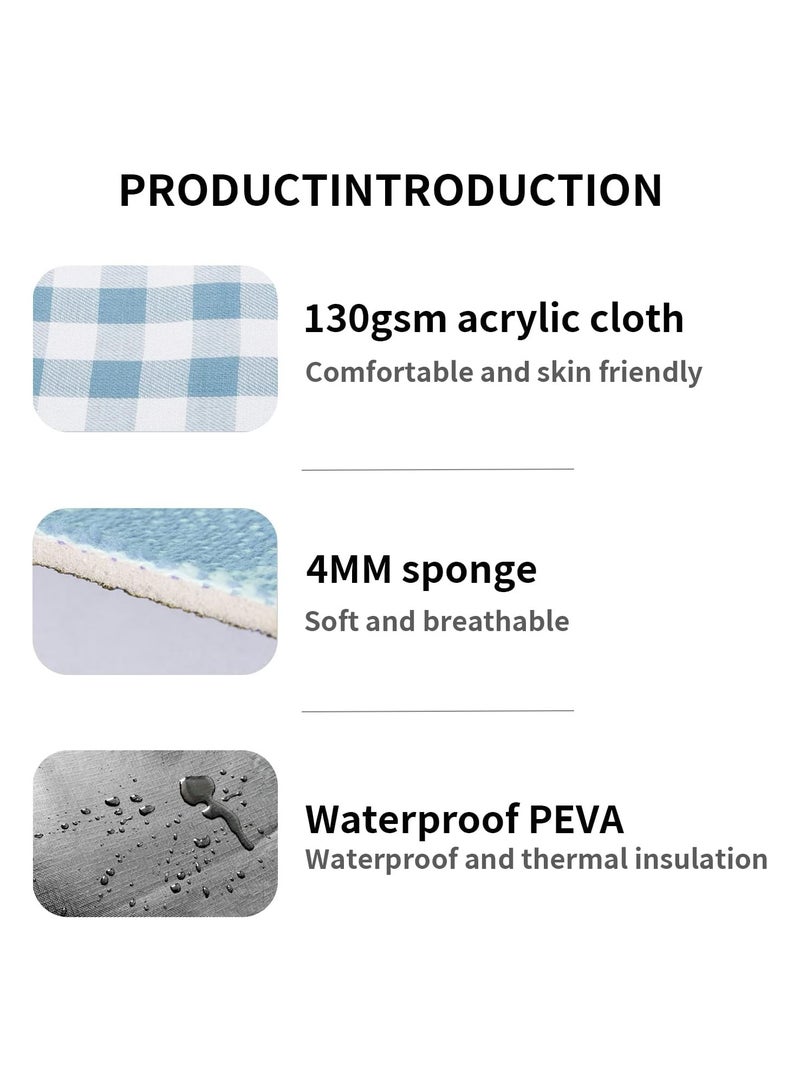 Generic Portable Outdoor Picnic Blanket 200 x 200 cm Camping Mat, Waterproof & Sandproof Large Foldable 3-Layer Outdoor Blanket for 6 to 8 Adults, for Camping, Park, Beach, Grass, Indoors - Image 4