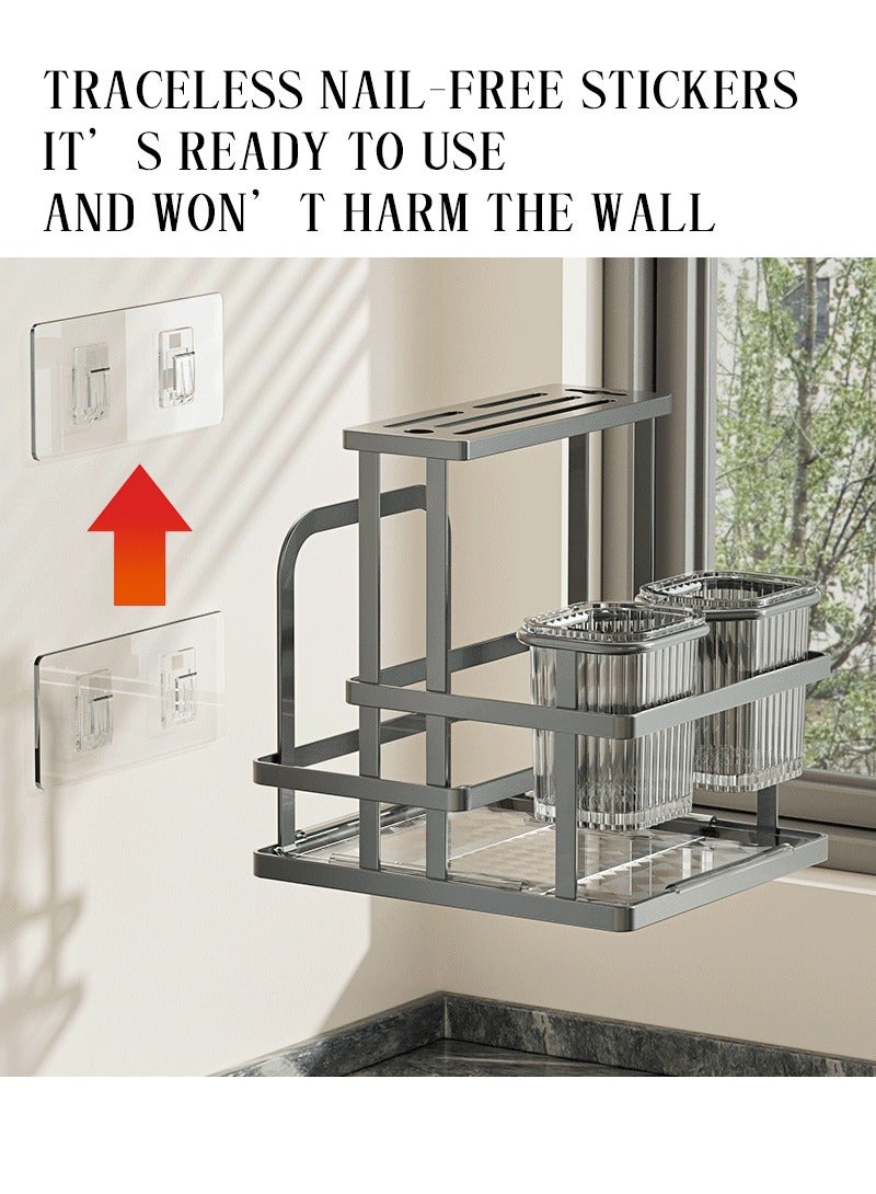 Luxury Kitchen Utensil Organizer - Metal Spoon and Knife Holder with Modern Design - Image 4