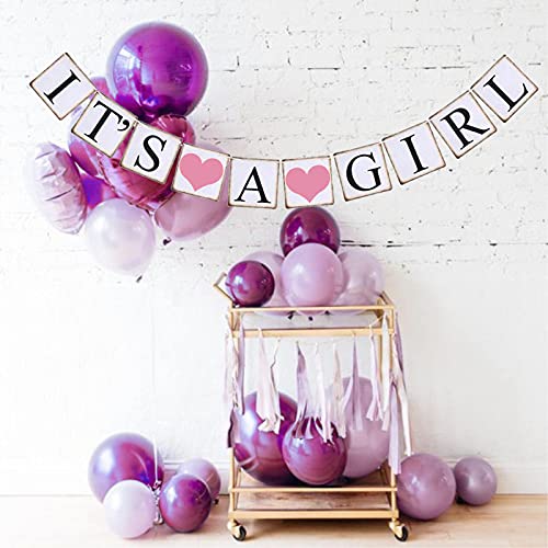 Oarkive It's A Girl Banner and Sign - Baby Shower Decorations for Girl - Birthday Party Favors - Image 5
