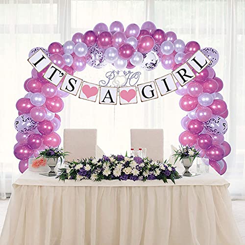 Oarkive It's A Girl Banner and Sign - Baby Shower Decorations for Girl - Birthday Party Favors - Image 4