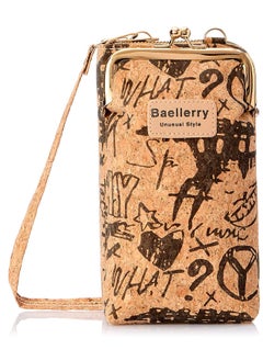 Large Faux Leather Women Wallet Zipper Design With Front Pocket And Holder Strap - Multi Color
