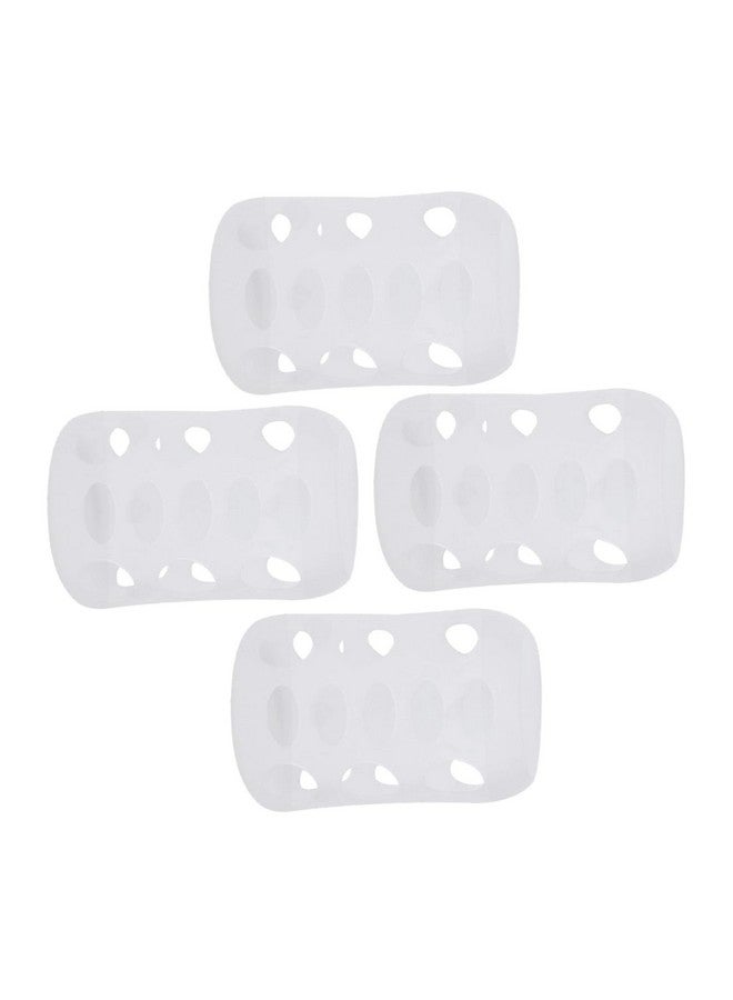 TOYANDONA 8 قطع أغطية زجاجات الحليب لوازم بيجون غطاء زجاجة سيليكون أغطية زجاجية أكمام زجاجة حضانة غطاء زجاجة تغذية زجاجة طفل أبيض غطاء مضاد للسقوط - Image 1