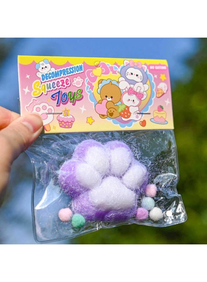 xozgdovg Super Soft Cat Paw Stress Relief Toy 