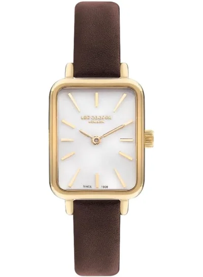 Lee Cooper Lee Cooper Women's VJ20C1 Movement Watch, Analog Display and Leather Strap - LC07814.126, Brown