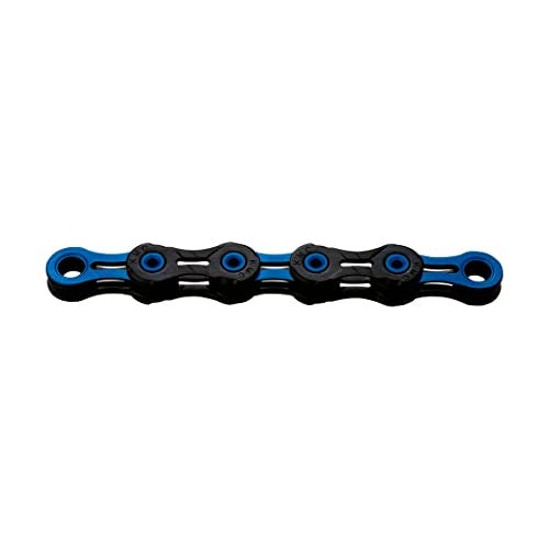 KMC 10-Speed DLC10 Series High-Performance Chain | for Road/Mountain/Gravel | Shimano, SRAM, and Campagnolo Compatible | 116 Links, Missing Link Included | Blue - Image 2