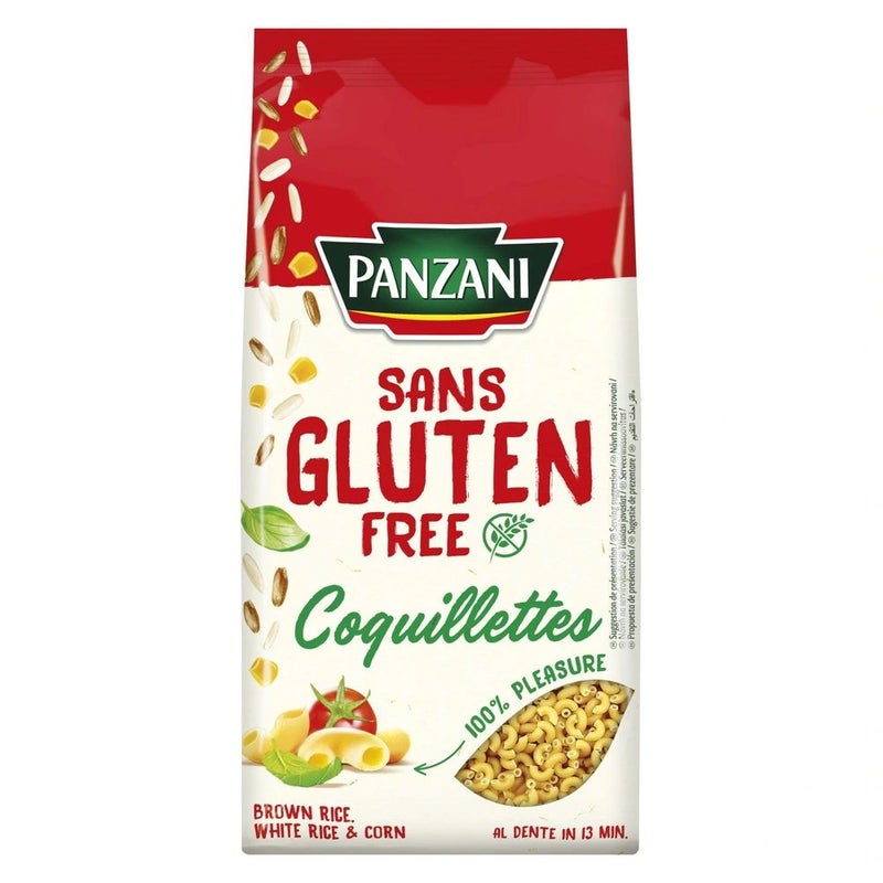 Panzani Sans Gluten Free Coquillettes Pasta- 500gms