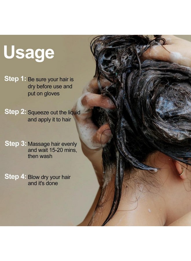 أغثيوف صبغة شعر أغثيوف باللون البني الأشقر، شامبو لصبغ الشعر للرجال والنساء، شامبو لصبغ الشعر للاستخدام المنزلي، شامبو للشعر الجاف، شامبو لصبغ الشعر 3 في 1، 16.9 أونصة سائلة (بني أشقر) - Image 3