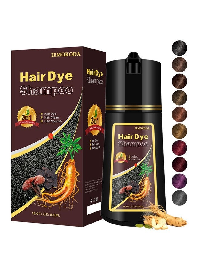 أغثيوف صبغة شعر أغثيوف باللون البني الأشقر، شامبو لصبغ الشعر للرجال والنساء، شامبو لصبغ الشعر للاستخدام المنزلي، شامبو للشعر الجاف، شامبو لصبغ الشعر 3 في 1، 16.9 أونصة سائلة (بني أشقر) - Image 1
