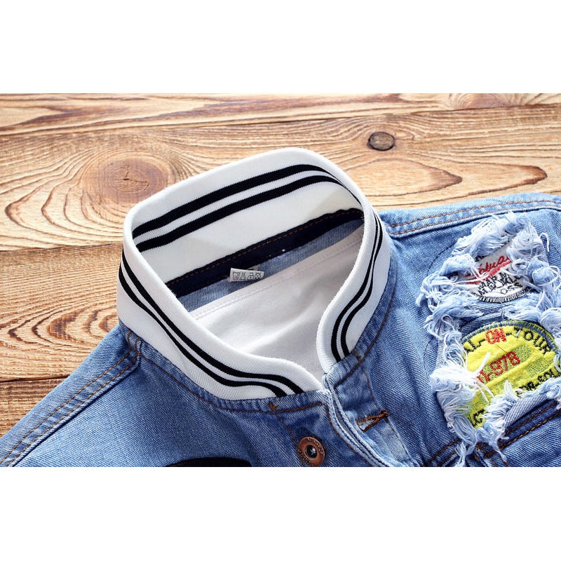Japanese Style Fashionable Jacket Casual Korean Style Loose Student Handsome Denim Jacket For Men And Women Couple Trendy Jacket - Image 4