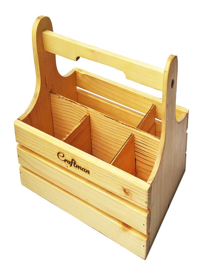 Craftman Spoon Caddy Multipurpose Cutlery Holder Box Stand with Tissue Rack for Dining Table - Image 4