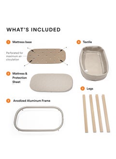 STOKKE Snoozi Portable Travel Bed For Kids, Sandy Beige  - Image 3