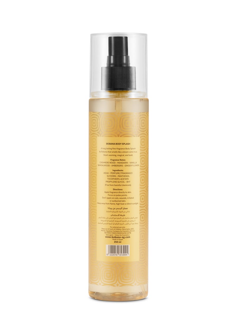 بوبانا "جولدن أور" معطر الجسم، 250 مل