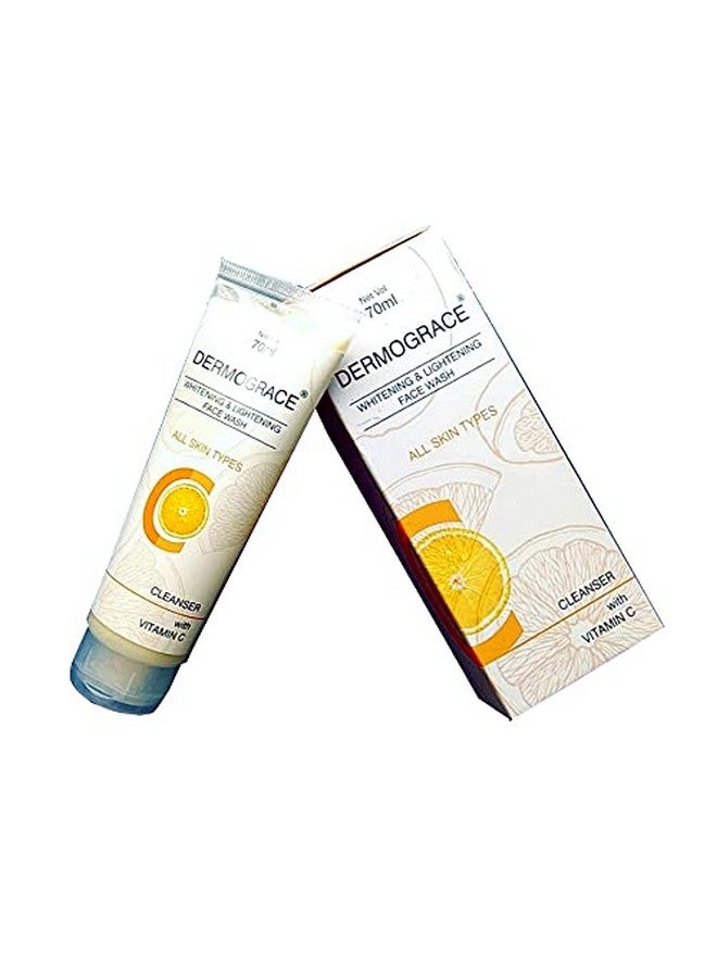 غسول الوجه ديرموجريس فيتامين سي - 70 مل | تنظيف عميق وتنقية البشرة | يزيل الأوساخ والزيوت والملوثات | جميع أنواع البشرة | للرجال والنساء