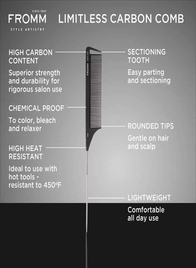 Fromm F3015 Limitless 9" Pin Tail Comb - Image 2