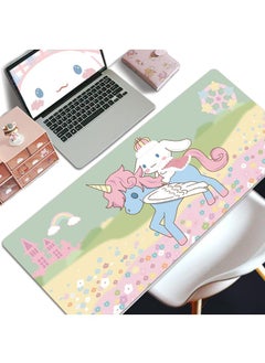 Y&D Cinnamoroll Gaming Mouse Pad Extended Large Mat Desk Pad Stitched Edges Mousepad Long Mouse Pad And Non-Slip Rubber Base Mice Pad 800x300x5mm  - Image 1