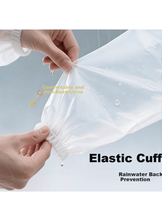Jtrip Jieban Travel Disposable Raincoat Thickened Adult Portable Raincoat Outdoor Mountaineering Hiking Stormproof Extended 3-pack - Image 1