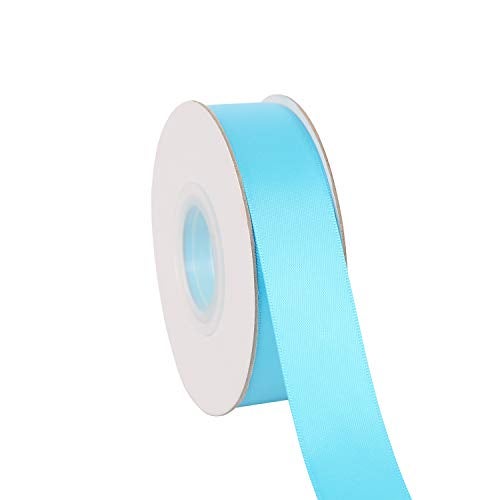 Ribbonitlux 1" Wide Double Face Satin Ribbon 25 Yards (340-Turquoise）, Set for Gift Wrapping, Party Decor, Sewing Applications, Wedding and Craft - Image 1