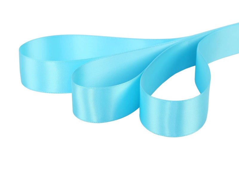 Ribbonitlux 1" Wide Double Face Satin Ribbon 25 Yards (340-Turquoise）, Set for Gift Wrapping, Party Decor, Sewing Applications, Wedding and Craft - Image 2