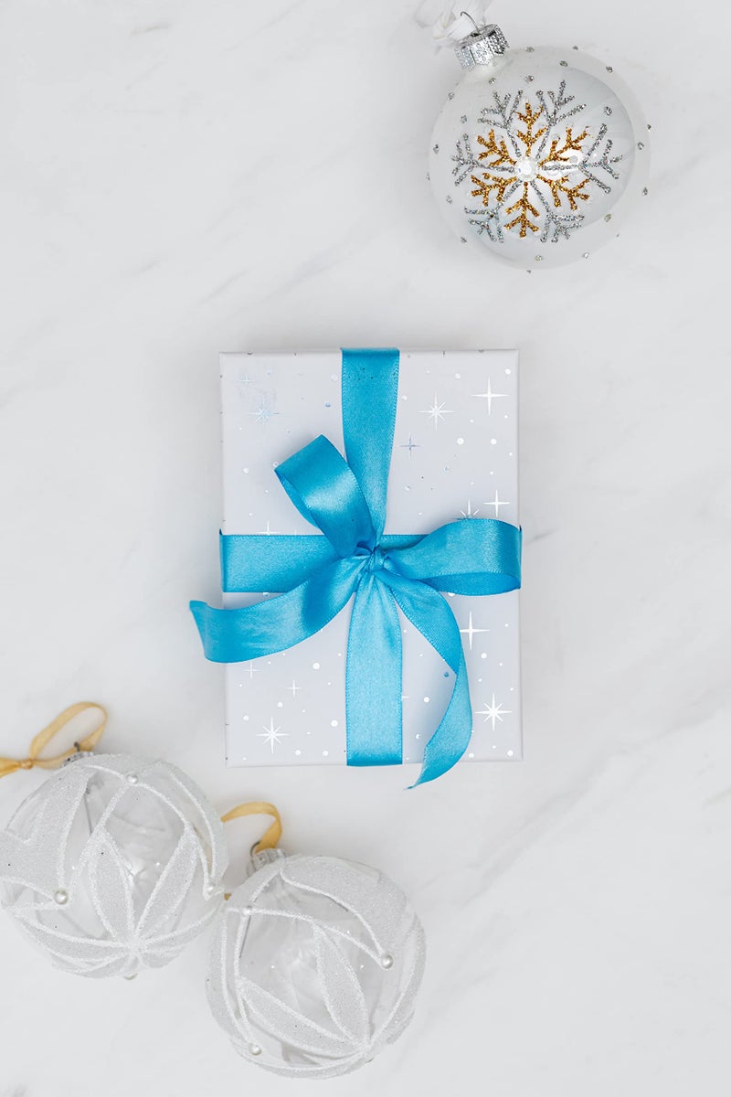 Ribbonitlux 1" Wide Double Face Satin Ribbon 25 Yards (340-Turquoise）, Set for Gift Wrapping, Party Decor, Sewing Applications, Wedding and Craft - Image 5