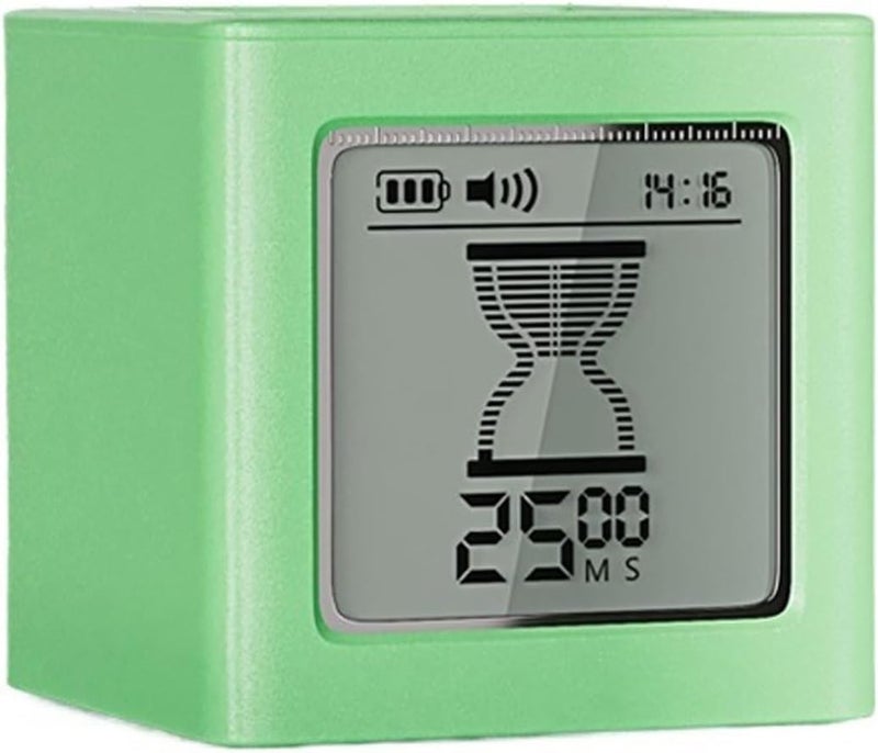 Time Manager, Digital Kids Study Timer Kitchen Timer, Big Screen Countdown Timers Time Management Tool, Time Manager for Homework Classroom Yoga Office Countdown Reminder(Green) - Image 1