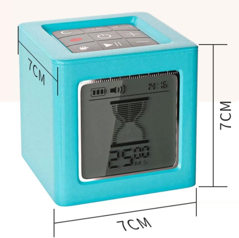 Time Manager, Digital Kids Study Timer Kitchen Timer, Big Screen Countdown Timers Time Management Tool, Time Manager for Homework Classroom Yoga Office Countdown Reminder(Green) - Image 2