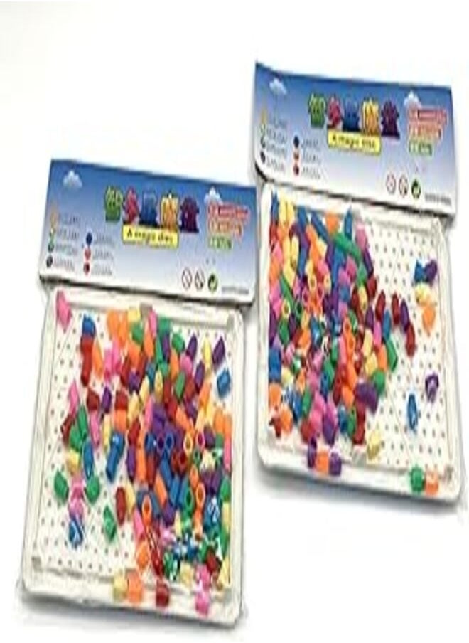 A Magic Disc Building Blocks Board Puzzle - Multicolor 