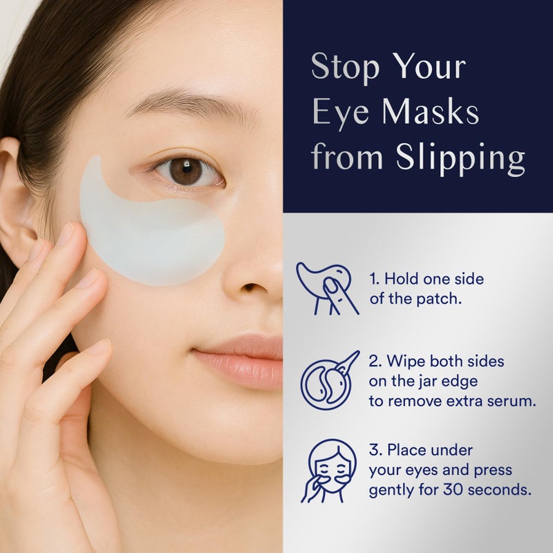 uikeaft Under Eye Patches for Dark Circles: 30 Pairs Eye Gel Mask for Puffy Eyes and Bags with Retinol Collagen - Undereye Brightening Hydrating Anti-Wrinkles Women - Image 5