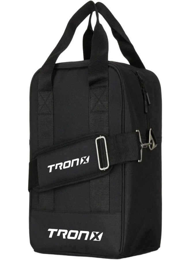 TronX Deluxe Hockey Puck Bag, Black - Holds up to 70 pucks - Foam-Insulated liner - Image 1