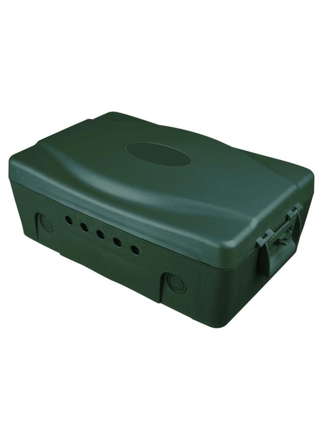 MASTERPLUG IP54 Rated Dust and Weatherproof Plastic Storage Box Green WBXG-MP - Image 1