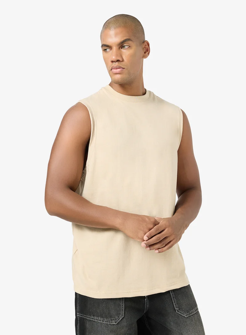 Seventy Five Basics Oversized Drop Shoulder Vest