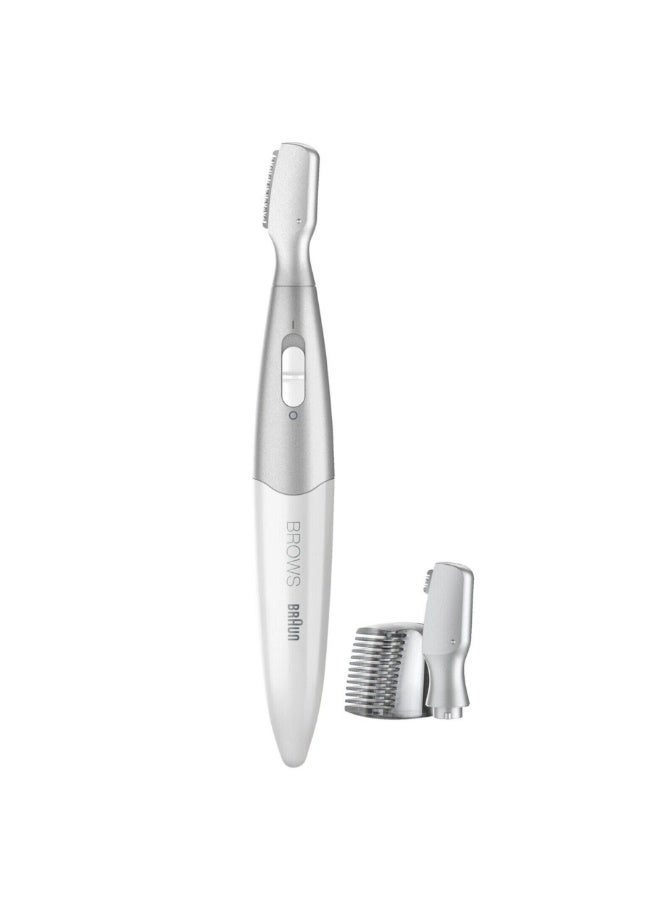 Braun Hello Brows Trim And Style For Perfect Shape Eyebrows Quick And Precise- White - Image 2