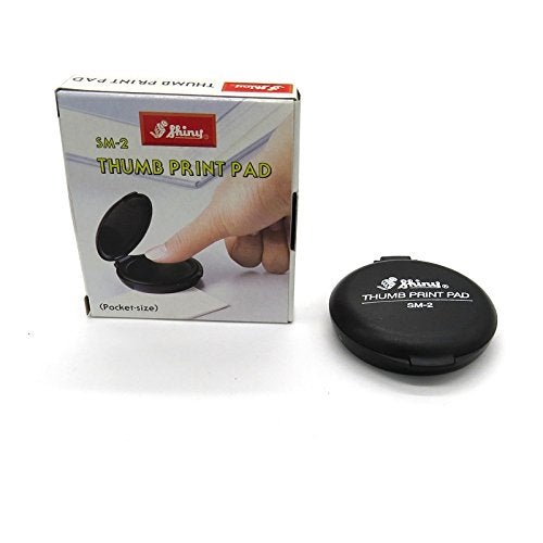 Shiny SM-2 Finger and Thumb Print Ink Pad/Black Ink Pad/Stamp Pad/Finger Print Stamp pad - Image 3