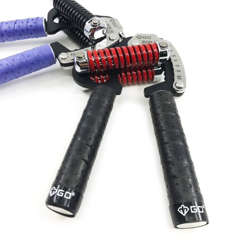 GD Hand grip tape (Black), Grip tape for Hand grip strengthener, Hand gripper wrap tape, Reduce Pain and Injury Recovery, 2 set, Length : 20.5 X 1 inch - Image 5