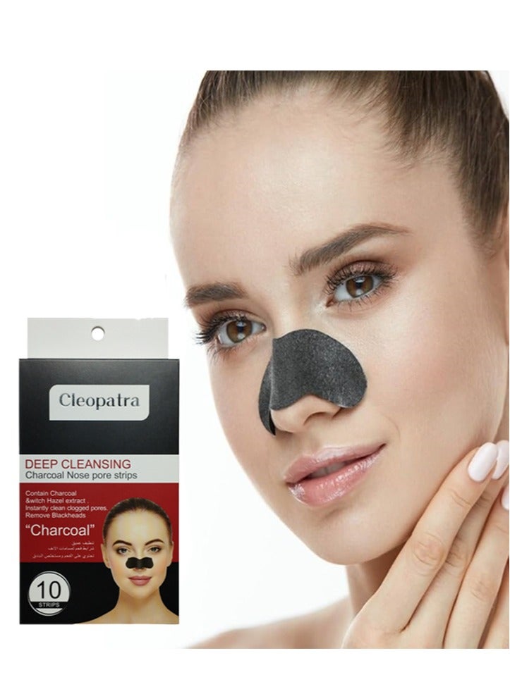 CLEOPATRA Deep Cleansing Charcoal Nose Pore Strips - Image 3