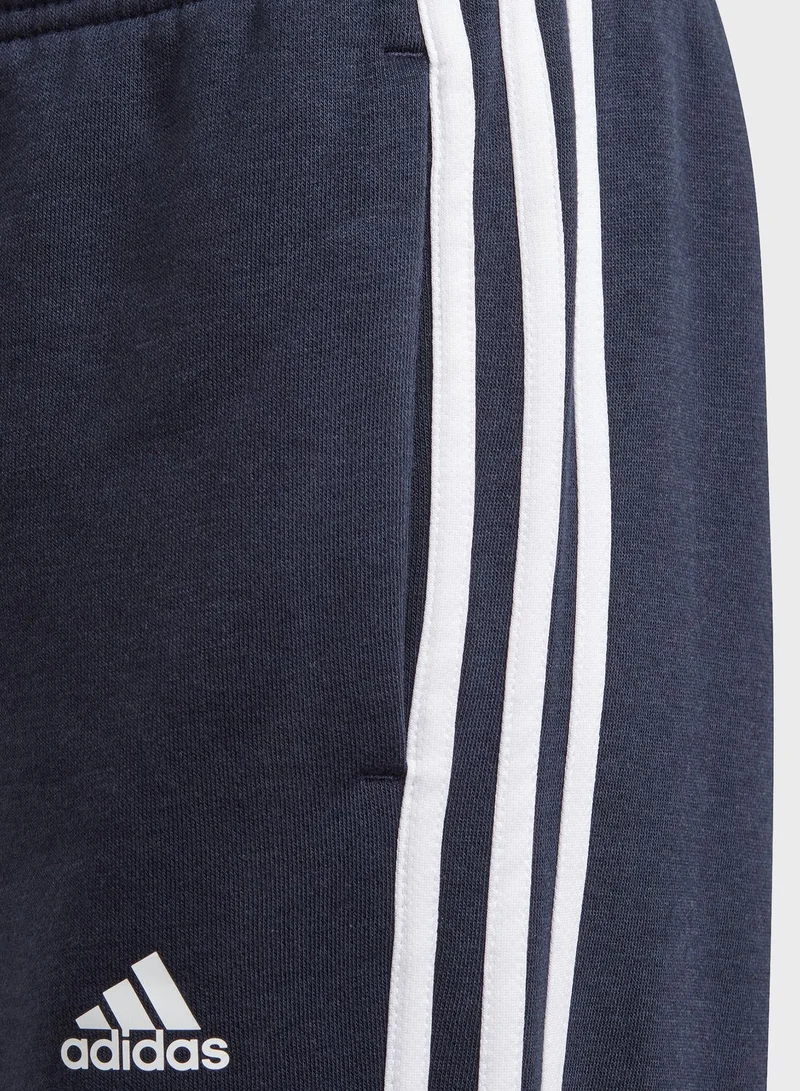 adidas بنطال رياضي بخطوط الماركة