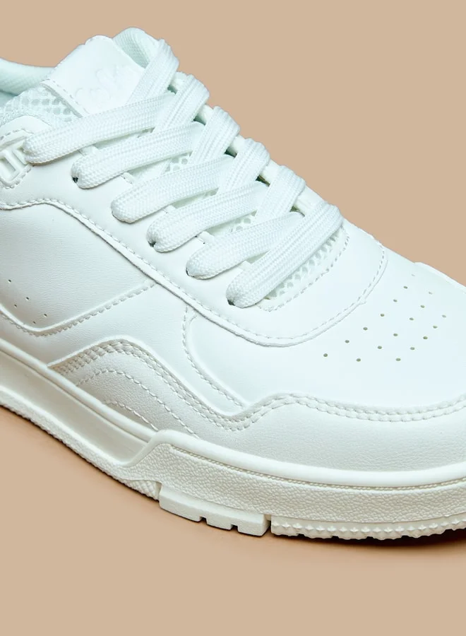 لي كوبر Women's Colourblock Lace-Up Sneakers