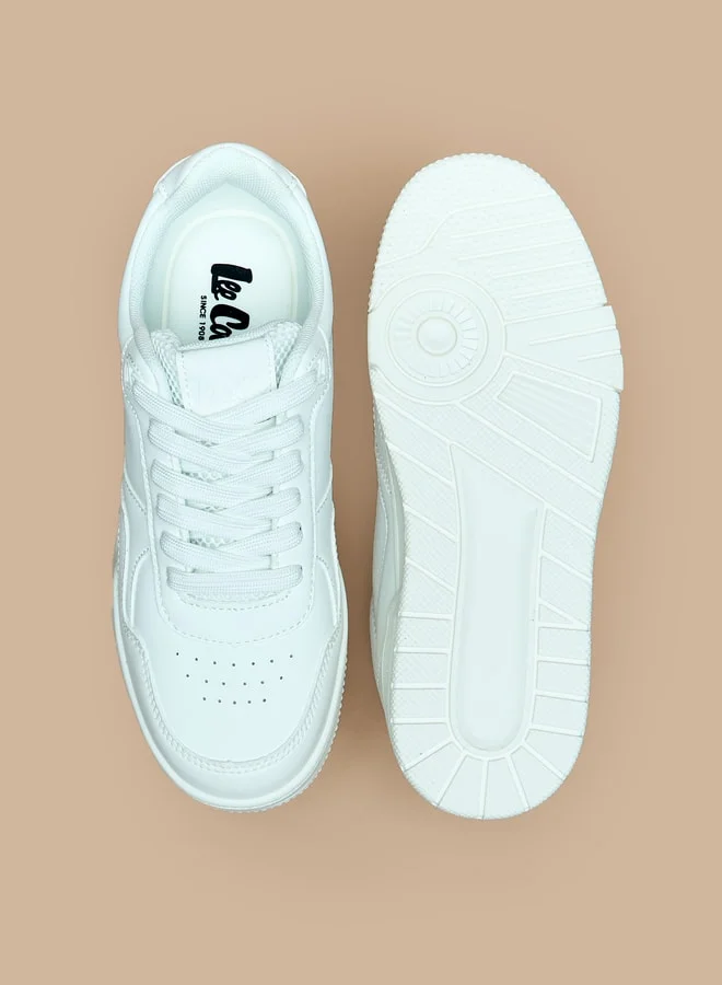 لي كوبر Women's Colourblock Lace-Up Sneakers