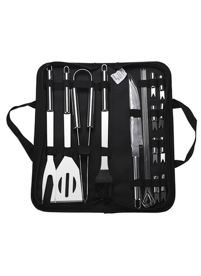 Cooking Food Grill Tool Set With Storage Case Silver/Black - pzsku/Z8648CCBBAA2A4377C434Z/45/_/1734407779/e97027ca-aa1e-4ff5-b295-0ead1b81dc26