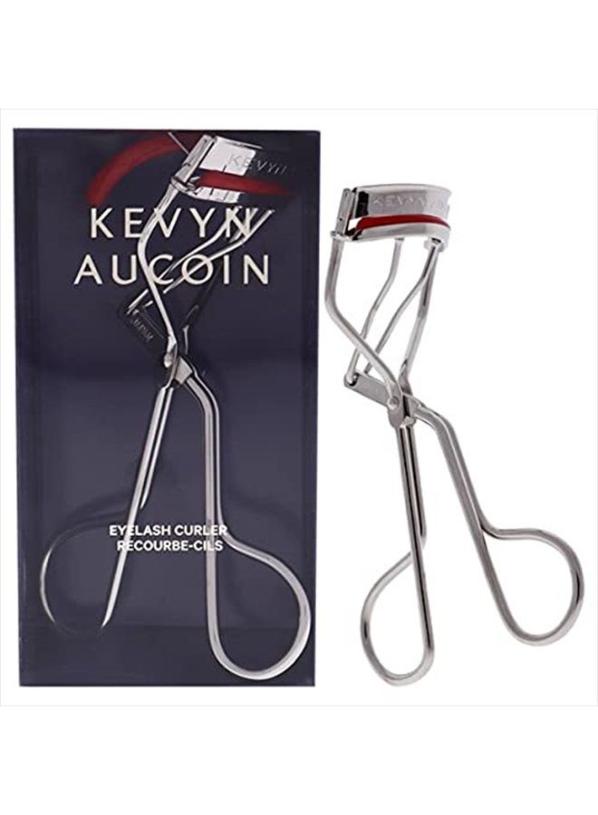 Kevyn Aucoin مكبس الرموش: سهل الاستخدام. تأثير تجعيد رموش يدوم طويلاً. فتح واسع. مصنوع من الفولاذ المقاوم للصدأ مع وسادتين حمراء للرموش. أداة محترف للمكياج قبل وبعد تطبيق الماسكارا. - Image 3