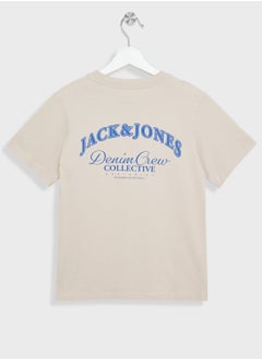 Jack & Jones Junior Kids Logo Crew Neck T-Shirts  - Image 2