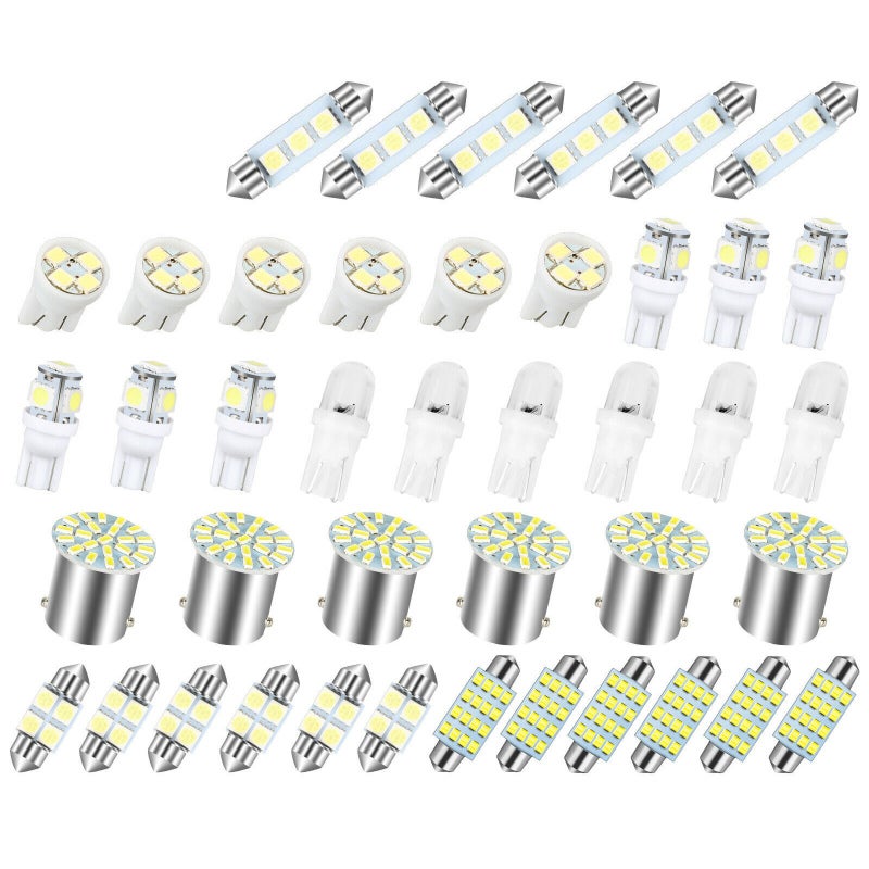 Car Led Bulbs 42Pcs Easy Installation Led Combination Set - Energy Efficient High Quality Lamp for Vehicle Interior Low-Light Driving - Image 1
