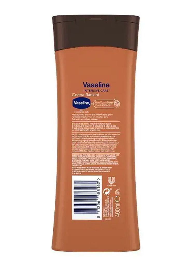 فازلين لوشن الجسم بزبدة الكاكاو للعناية المركزة بزبدة الكاكاو بني 400 مل - Image 3