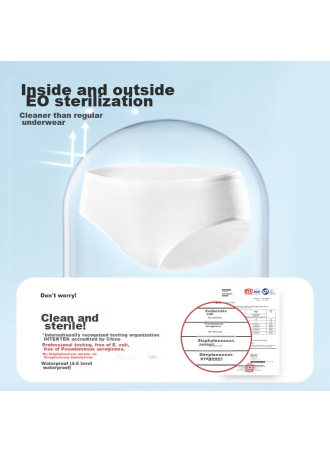 Miniso Miniso 7-pack All-cotton Travel Underwear, Disposable Underwear For Women, 3 Packs, For Holiday Travel And Outings  - Image 5