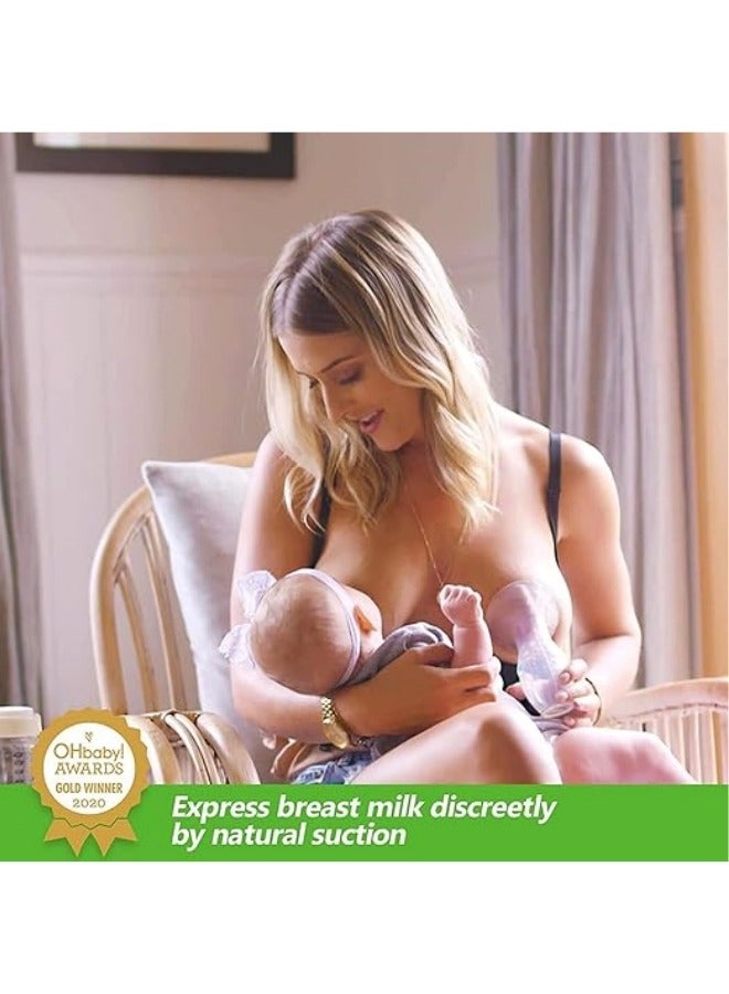 Silicone Breastfeeding Manual Breast Pump Milk Pump 100% Food Grade Silicone BPA PVC and Phthalate Free, Clear - Image 4