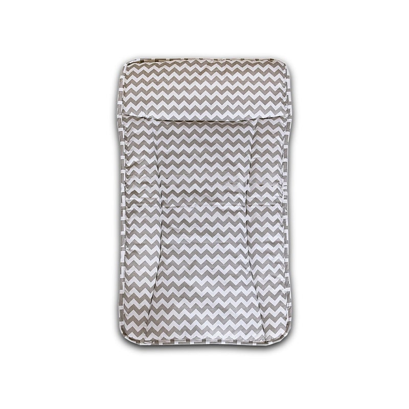Masilo Changing Mattress, Reversible, Unisex/Chevron/Grey, Newborn Baby Essentials - Image 1